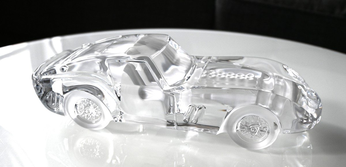 Reproduction miniature Ferrari Modèle GT0 250 en cristal de Daum