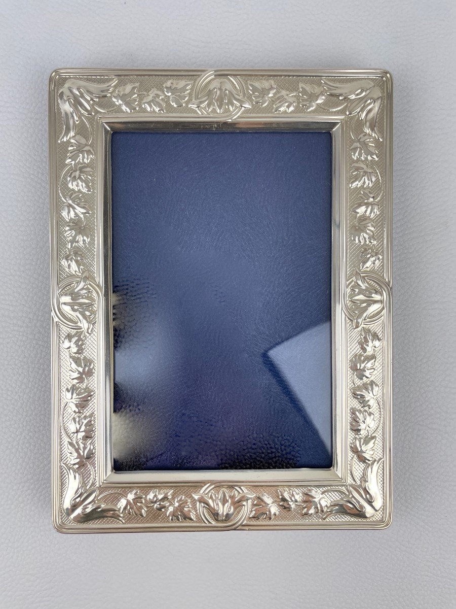 Christofle Wooden Photo Frame Framed In Silver-photo-2