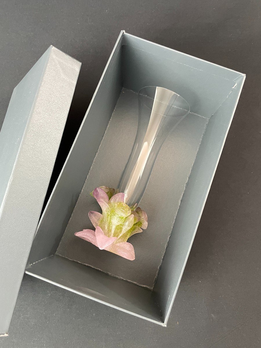 Soliflore Vase “roses” Model By Daum-photo-7