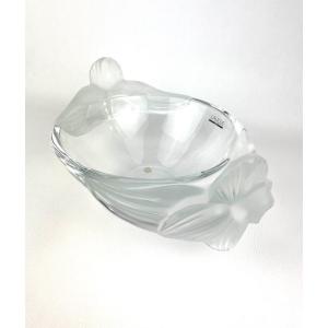 “loriol” Model Cup In Crystal By Lalique France