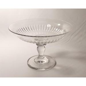 B- Compotier Coupe A Fruits Cristal Taille 19° Baccarat Saint Louis