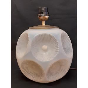 R. Lalique - Vase Lampe Art Deco Verre Opalescent Vase Picardie 1927 René Lalique