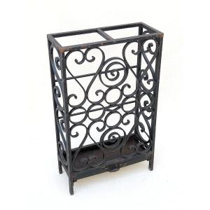 Art Deco 1930 1940 Wrought Iron Umbrella Stand