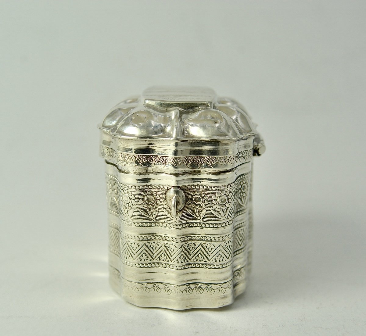 Silver Box / Lodereindoosje, Vinaigrette, Holland 1924-photo-4