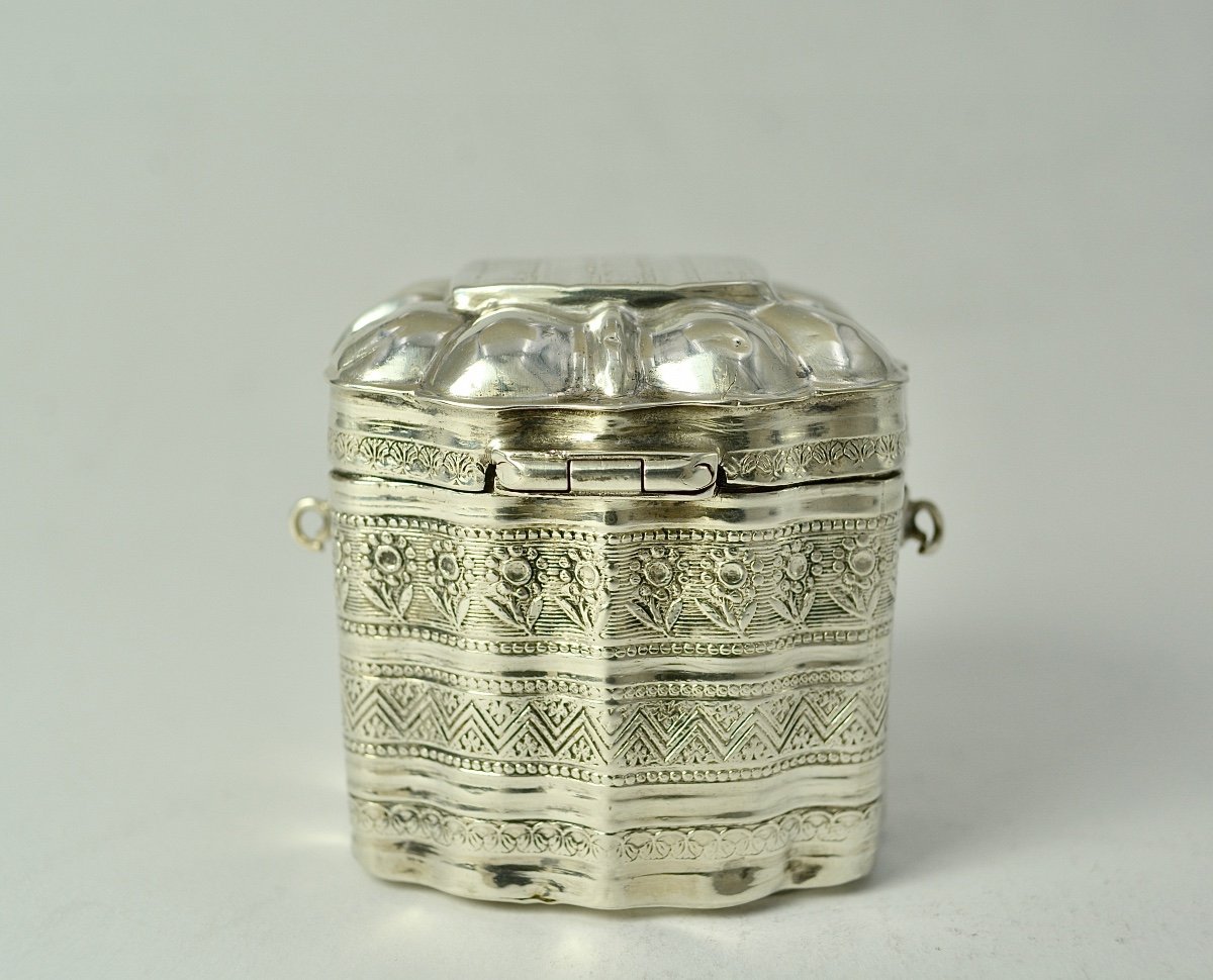 Silver Box / Lodereindoosje, Vinaigrette, Holland 1924-photo-1