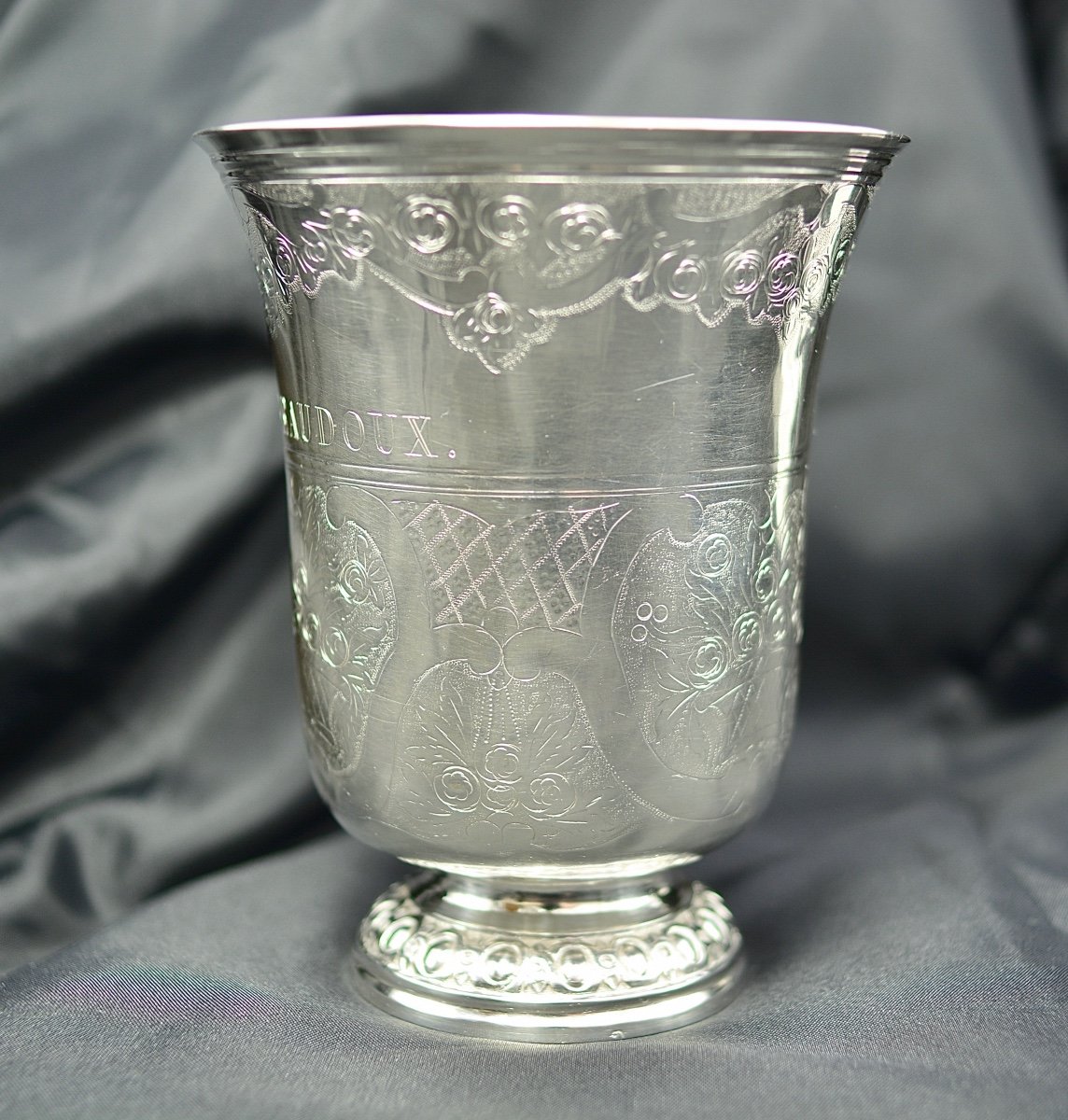 Timbale En Argent France XVIII Siecle Vers 1763-photo-2