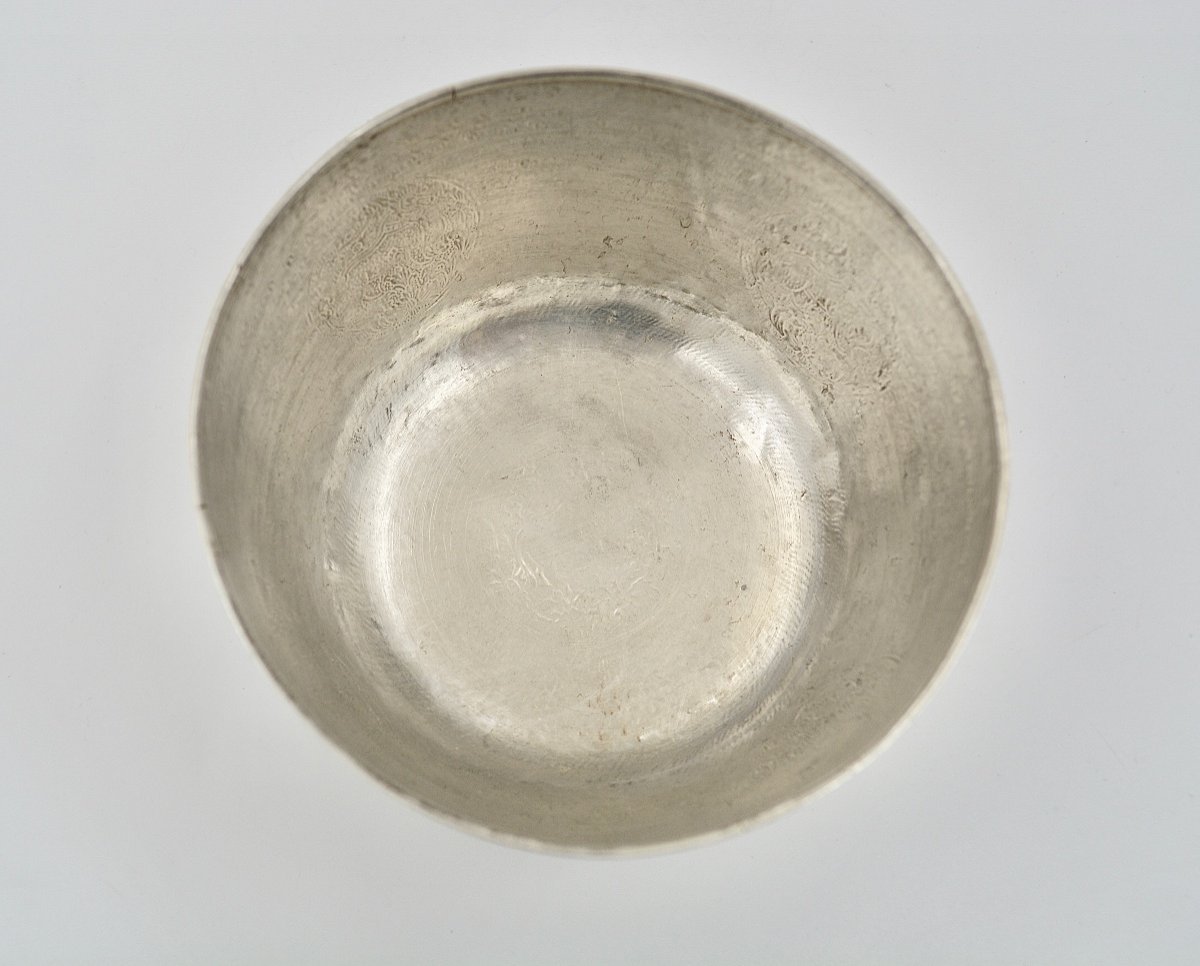 Rice Bowl And Its Silver Spoon. Cambodia Around 1900-photo-3