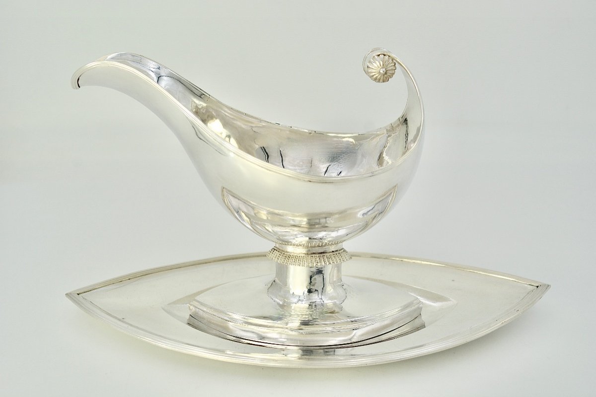 Sauciere En Argent France  Empire, Vers 1800-photo-2