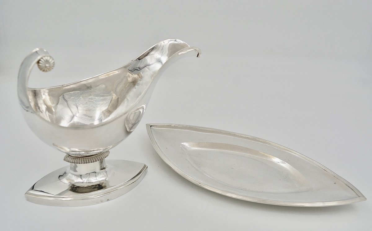 Sauciere En Argent France  Empire, Vers 1800-photo-3