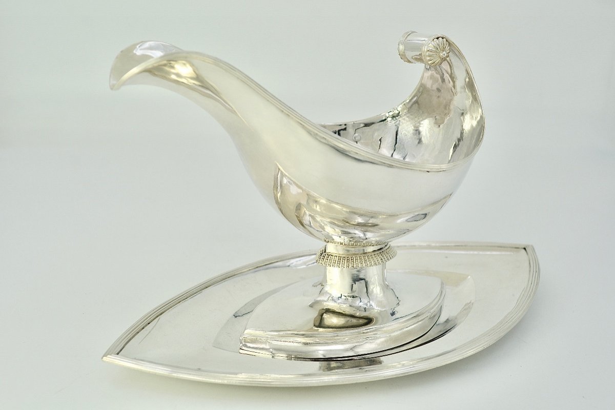 Sauciere En Argent France  Empire, Vers 1800-photo-6