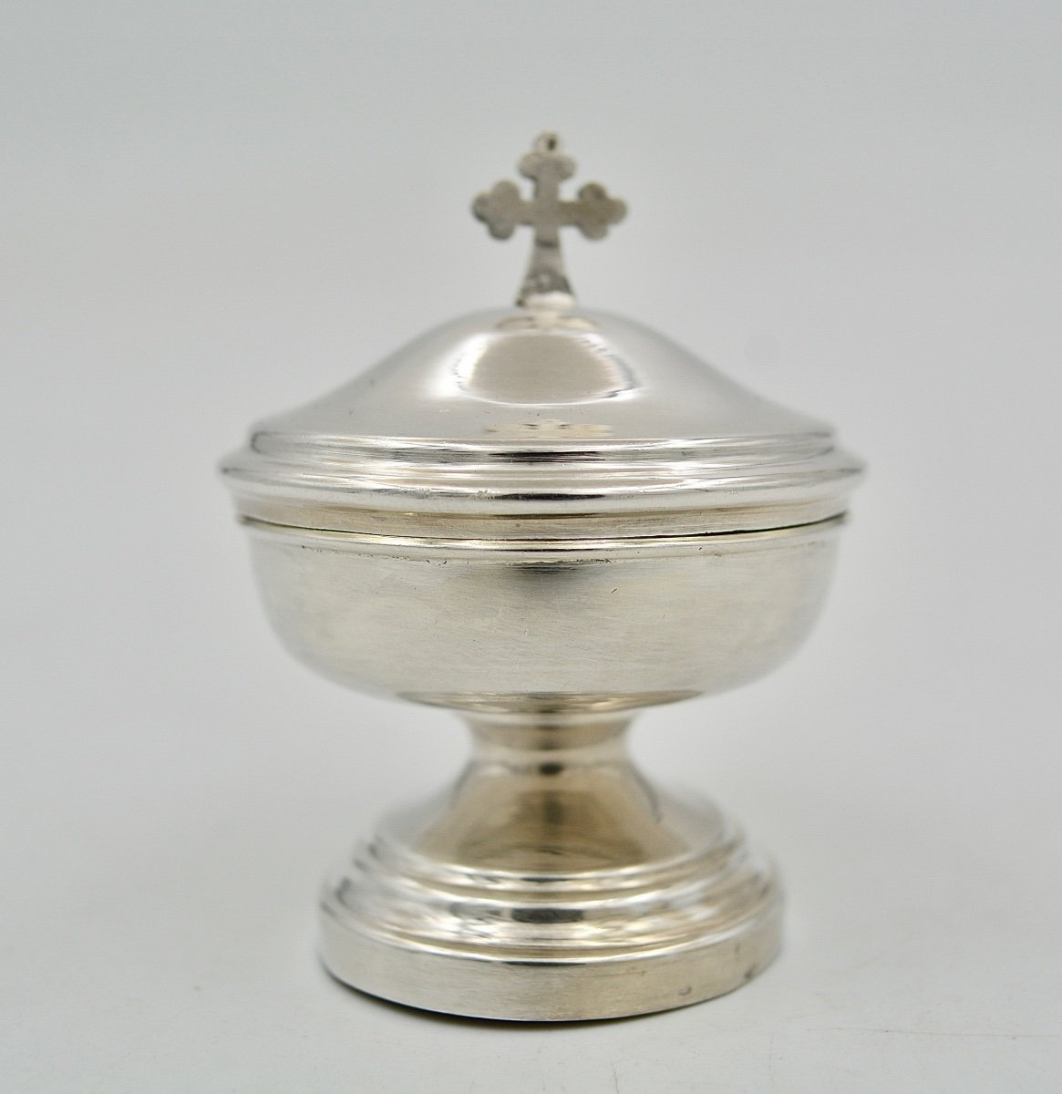 Ciborium Viaticum Silver France Late 19th Century