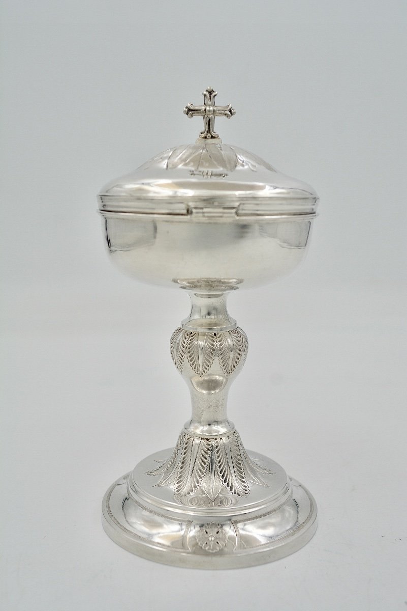 Ciborium In Silver France Around 1800