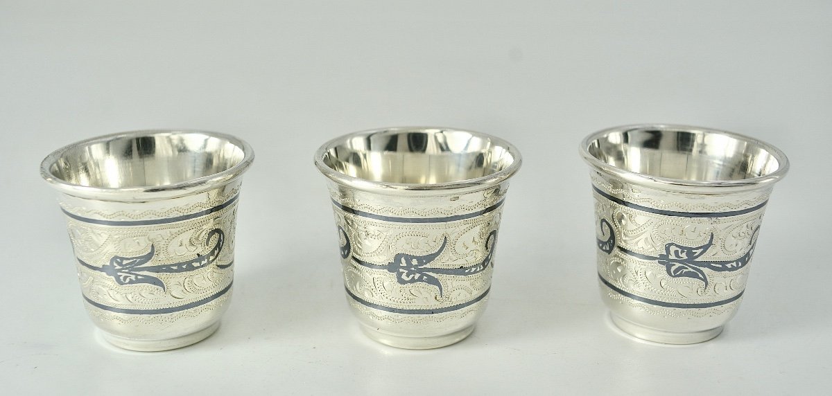 Russia 20th Century, Nielle Silver Vodka Service-photo-2