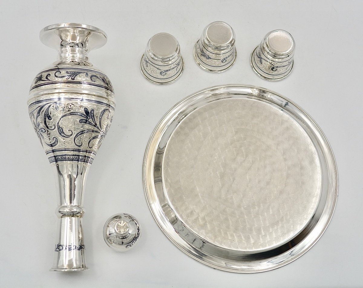 Russia 20th Century, Nielle Silver Vodka Service-photo-4