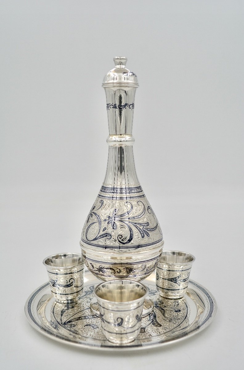 Russia 20th Century, Nielle Silver Vodka Service-photo-8