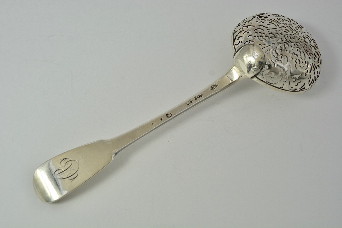 Silver Sprinkling Spoon France 18th Century Circa 1768-photo-3