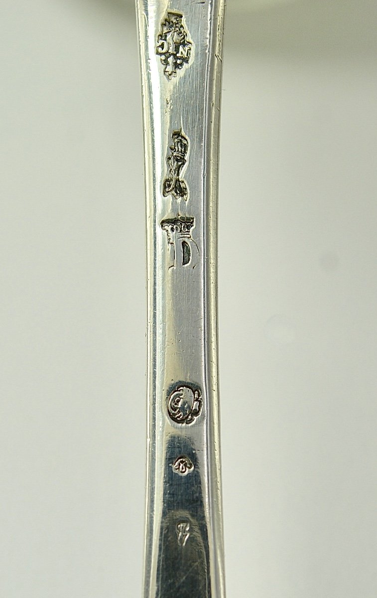 Silver Sprinkling Spoon France 18th Century Circa 1768-photo-6