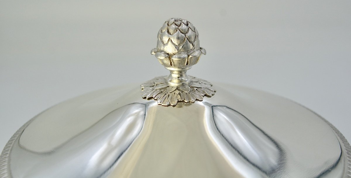 Silver Tureen, France Late 19th Century -photo-7