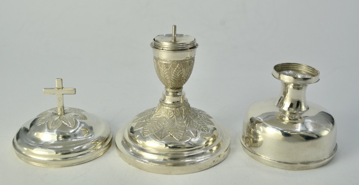 Ciboire Des Malades En Argent France Vers 1819-1838-photo-8