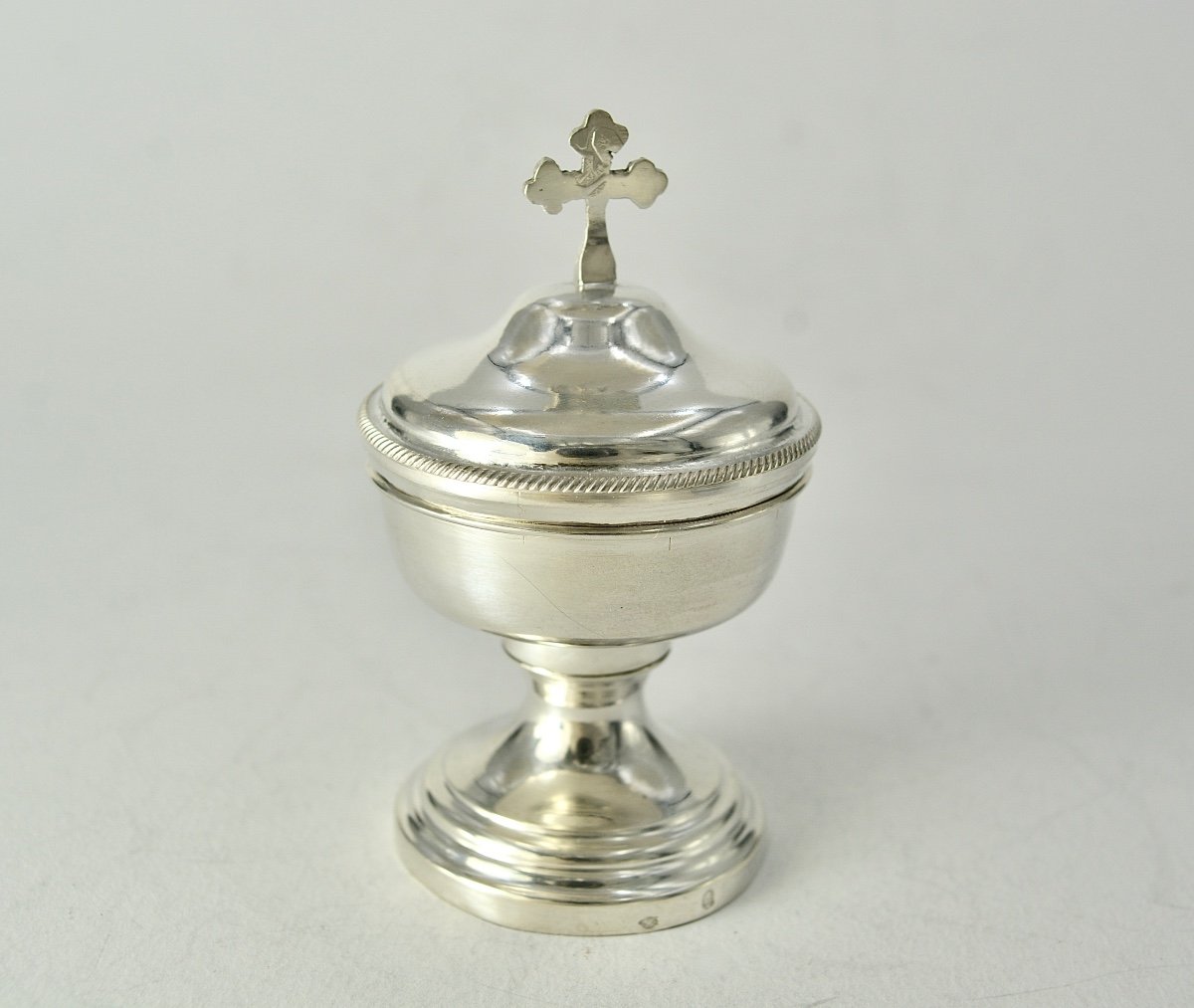 Ciboire Des Malades Argent France 1819-1838