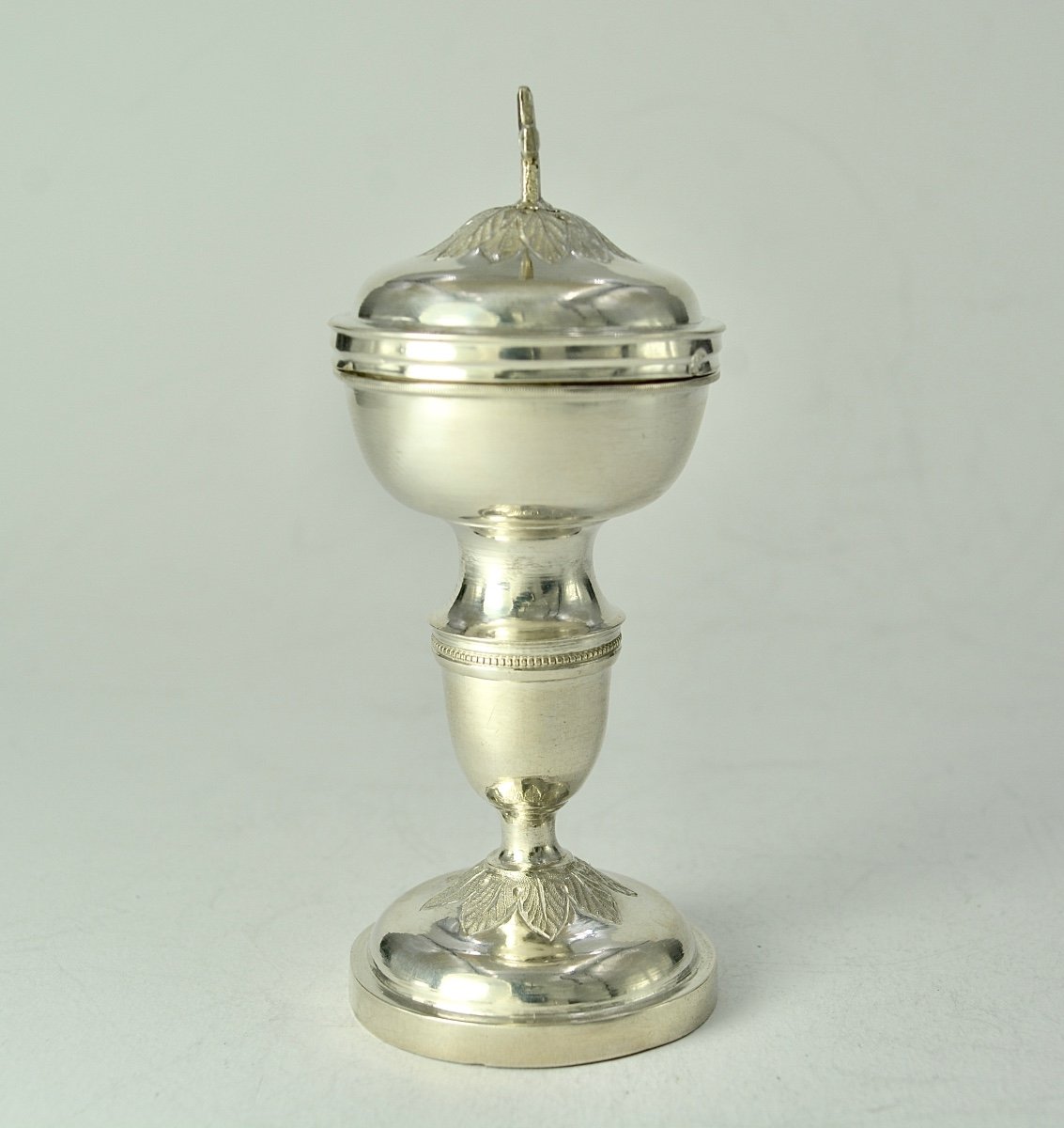 Ciborium Of The Sick Silver France Dijon 1819-1838-photo-2