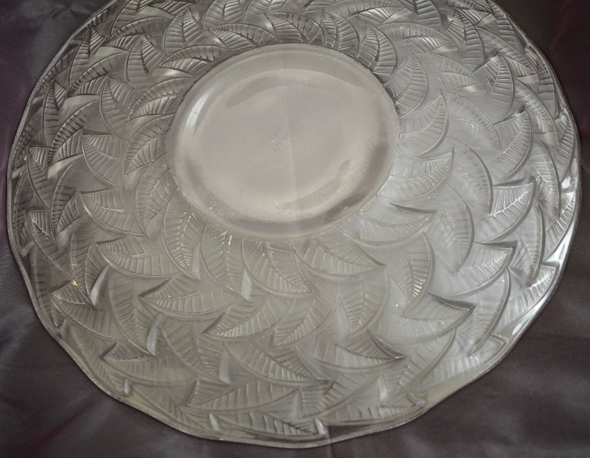 René Lalique, Assiette "ormeaux N1" Vers 1931, Signé-photo-1