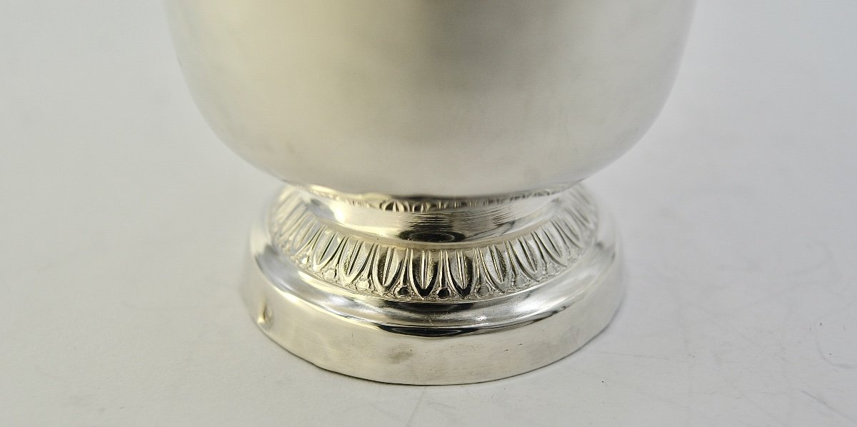 Timbale Tulipe En Argent France Vers 1850-photo-5