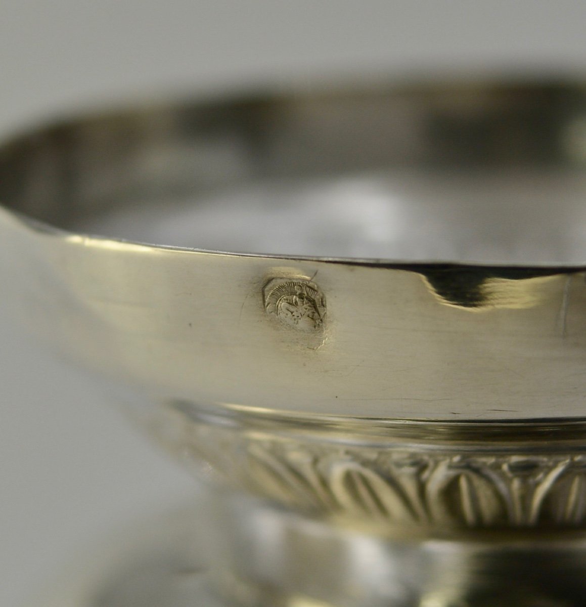 Timbale Tulipe En Argent France Vers 1850-photo-8