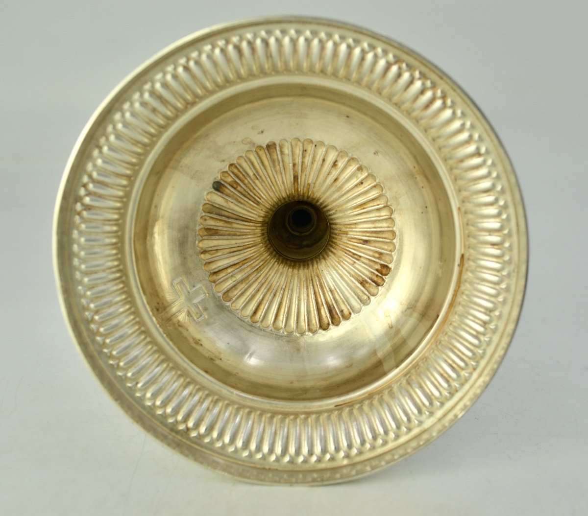 Chalice And Paten In Silver And Silver Gilt, France Circa 1827, By Favier Orfèvres -photo-1