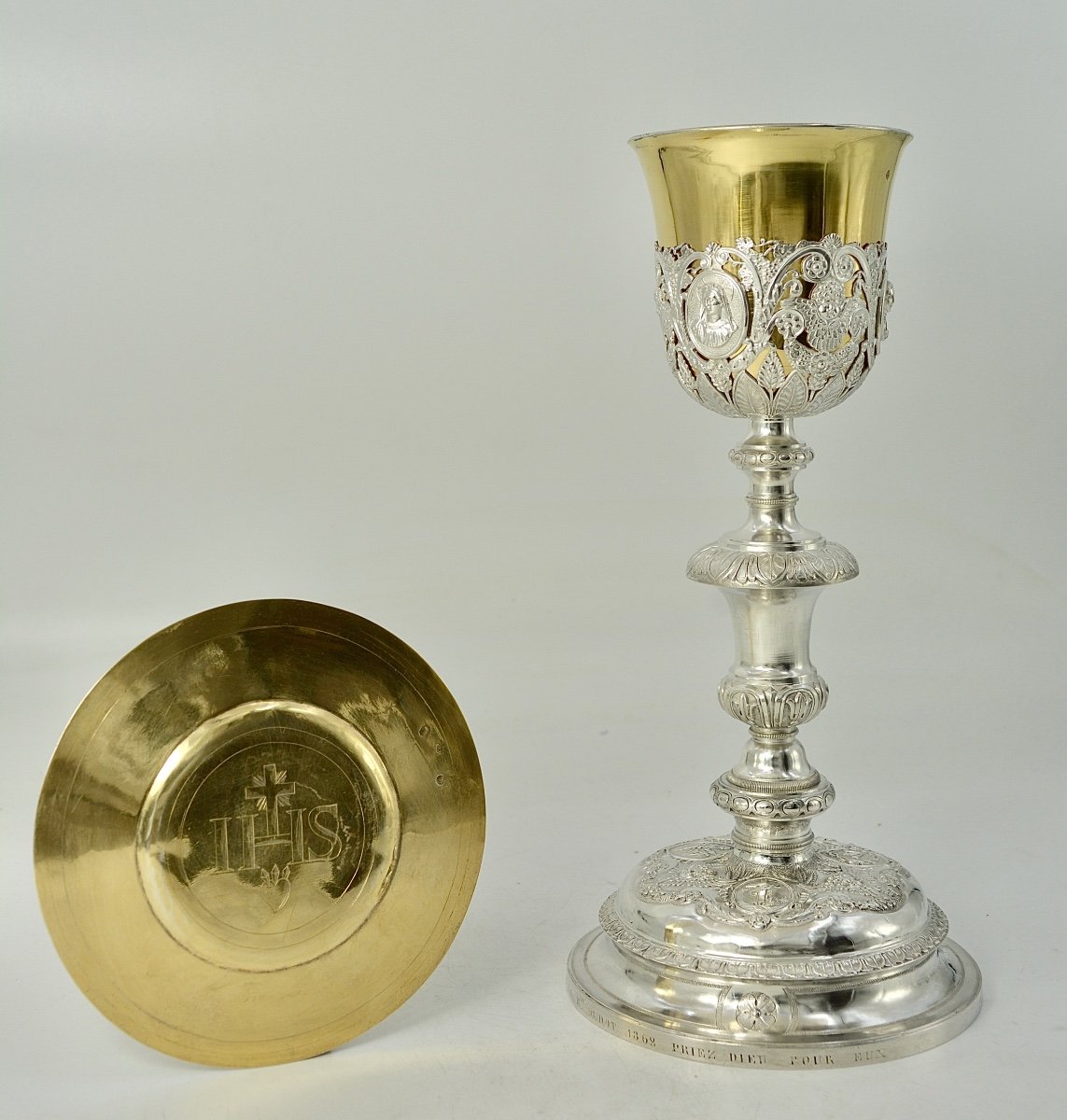 Silver Chalice France Circa 1820-photo-1