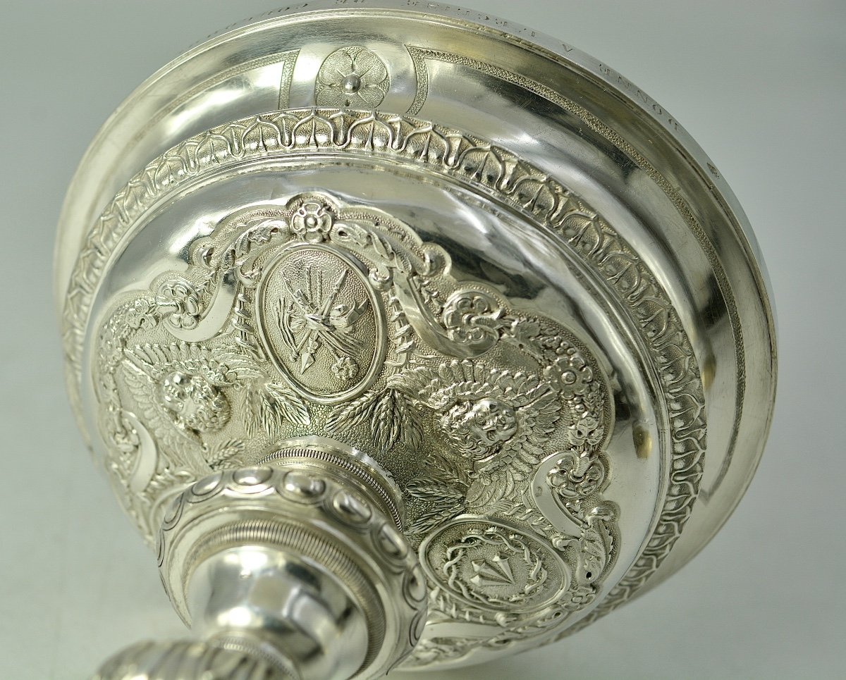 Silver Chalice France Circa 1820-photo-6