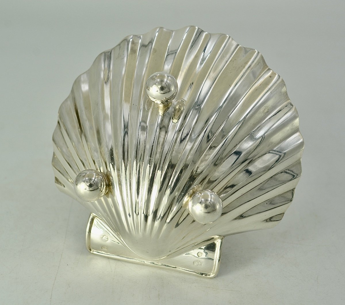 Shell Display Stand, Netherlands Silver, Circa 1913-photo-6