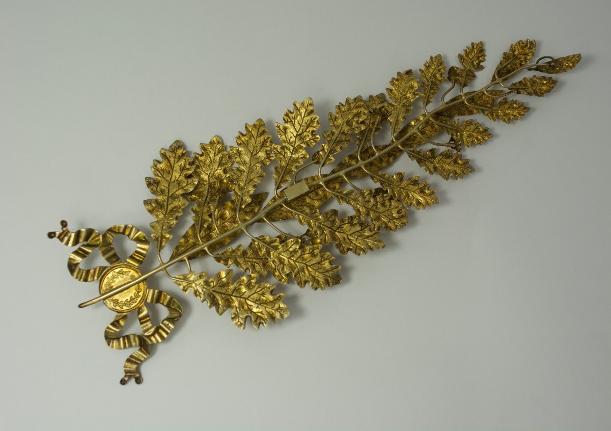 Silver Gilt Branch Decoration, France Circa 1900-photo-2