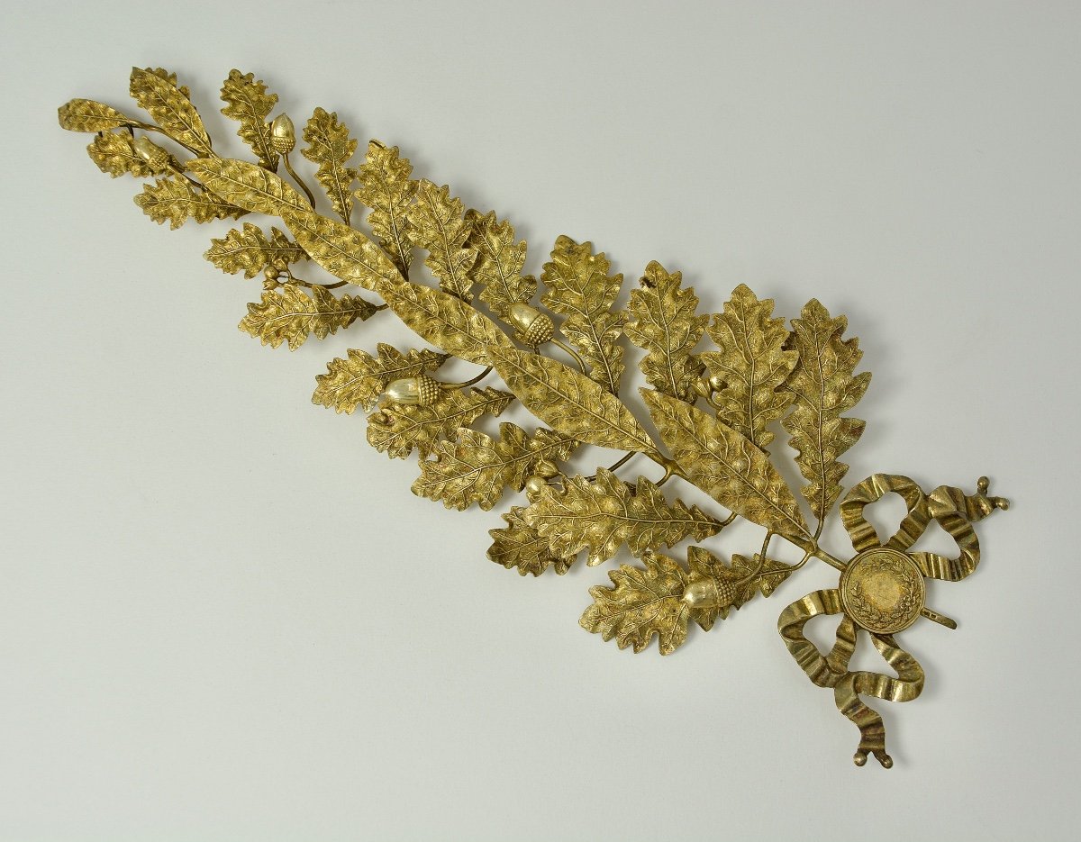 Silver Gilt Branch Decoration, France Circa 1900