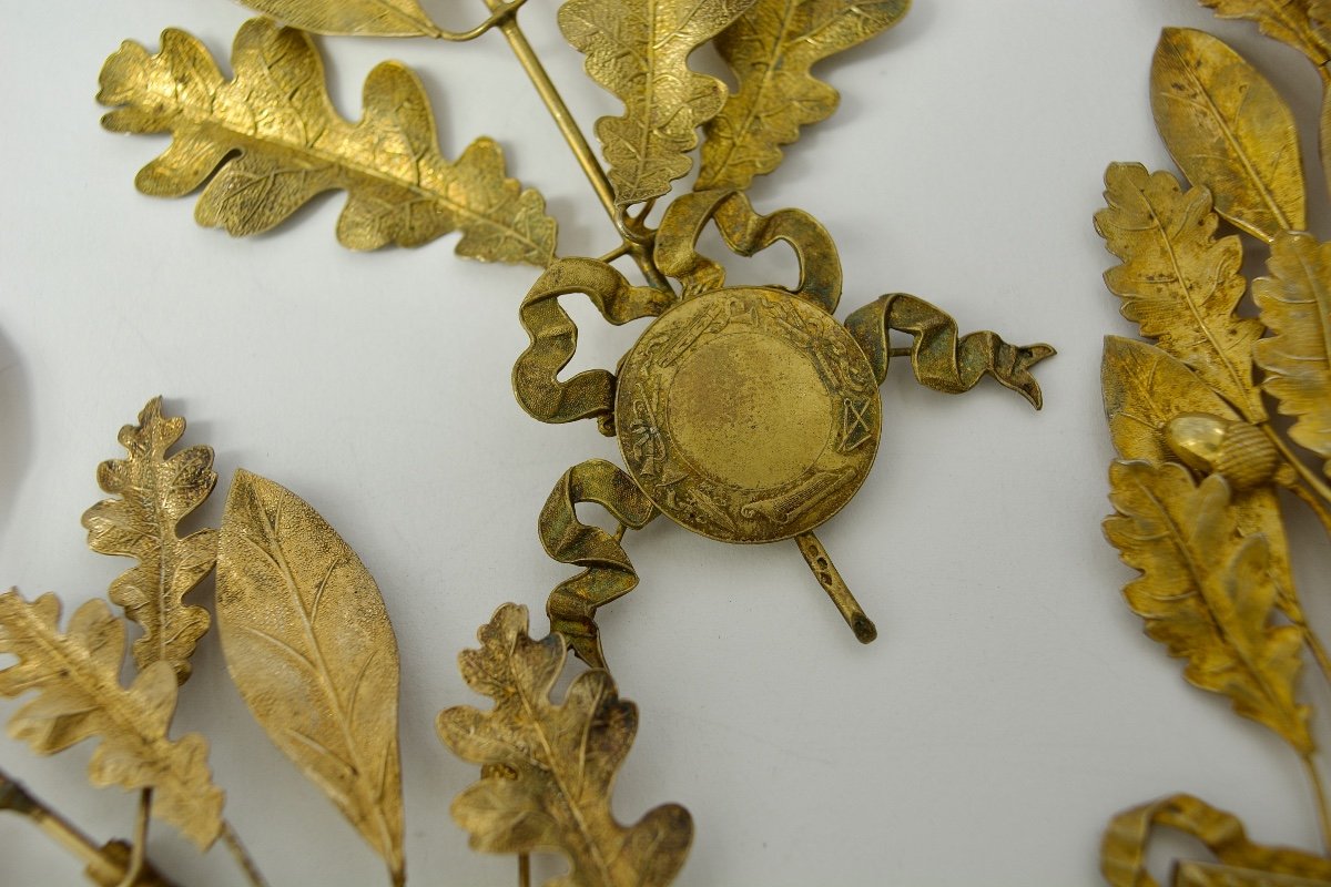 Gilt Silver Decorations, France Circa 1900, 4 Pieces. -photo-5