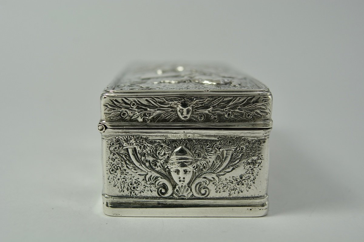 Silver Box, Putti Scenes, 19th Century -photo-1