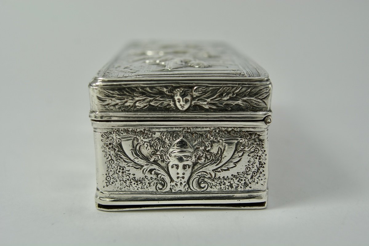 Silver Box, Putti Scenes, 19th Century -photo-3