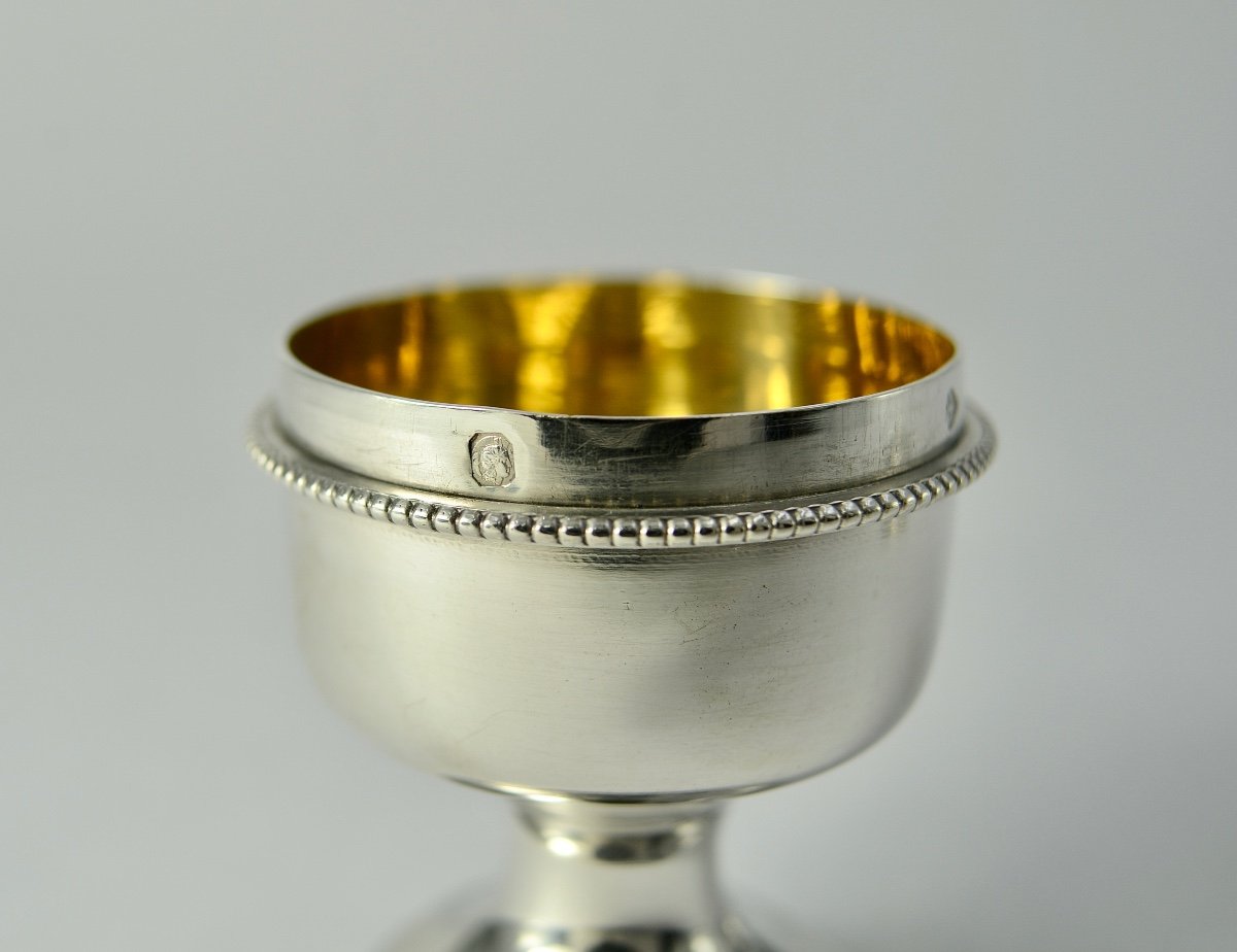 Small Silver Ciborium, France 19th Century -photo-5