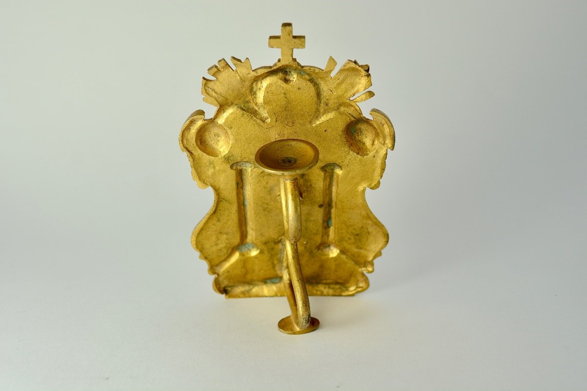 Kiss Of Peace, Gilt Bronze, 19th Century-photo-1