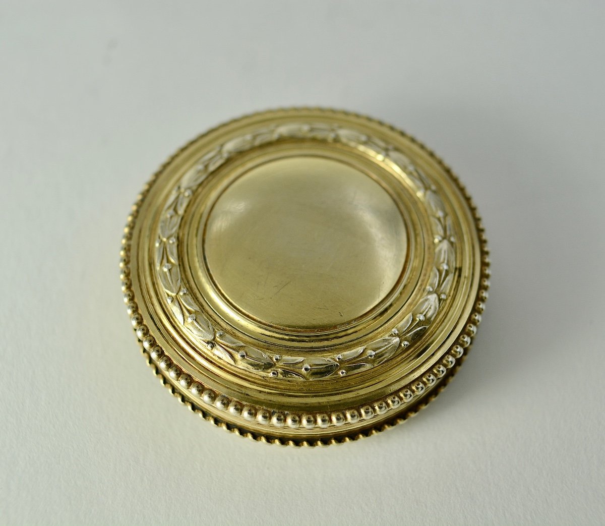 Gilded Silver Pillbox, France, Late 19th Century -photo-2