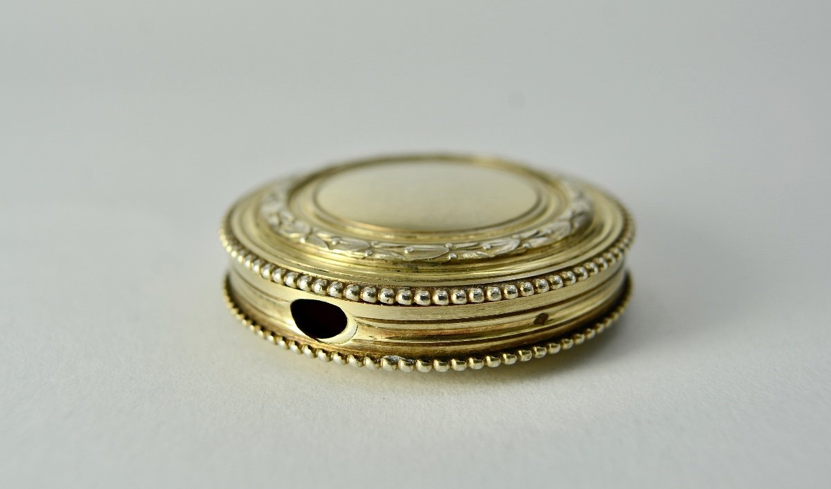 Gilded Silver Pillbox, France, Late 19th Century -photo-3