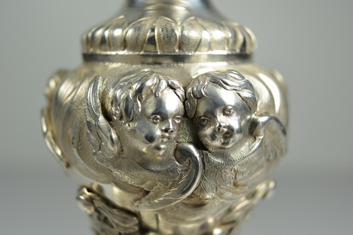 Calice En Argent Et Vermeil Patène Coffre France 1798-1809-photo-3