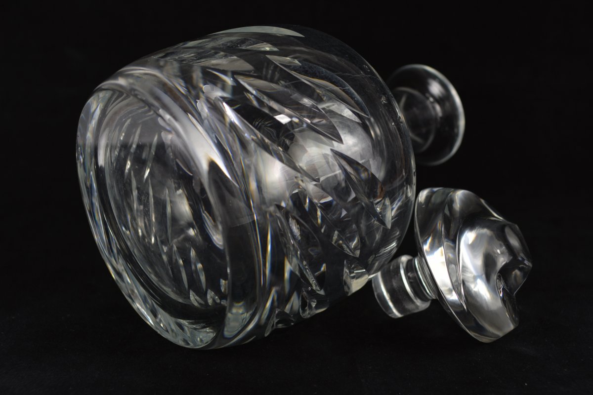 Lalique France, Carafe Crystal Modele  Artois  -photo-2