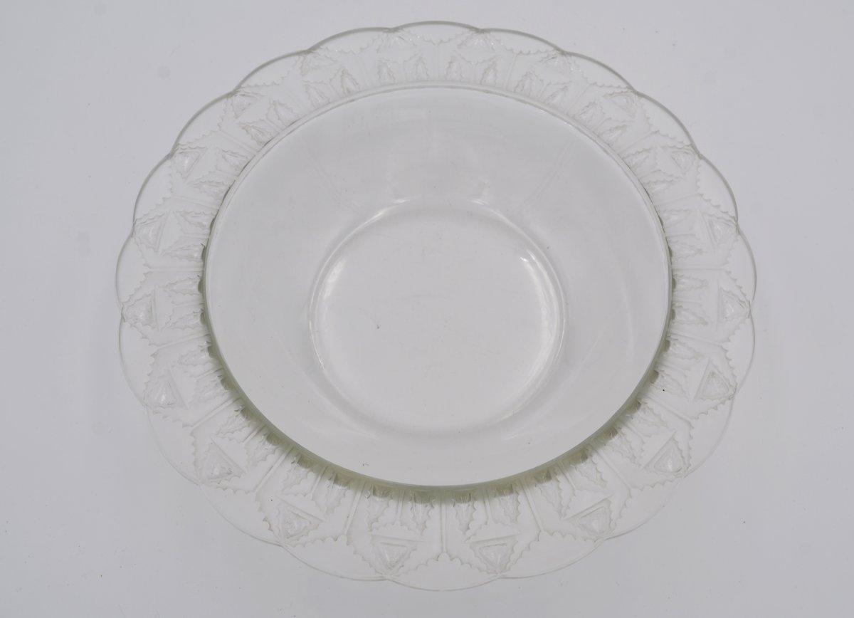 Lalique France, Coupe Circulaire Modèle " Chevreuse"-photo-2