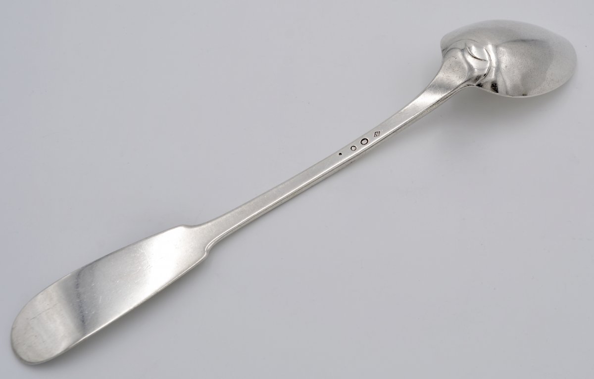 Silver Ragout Spoon, France 1809-1819-photo-2