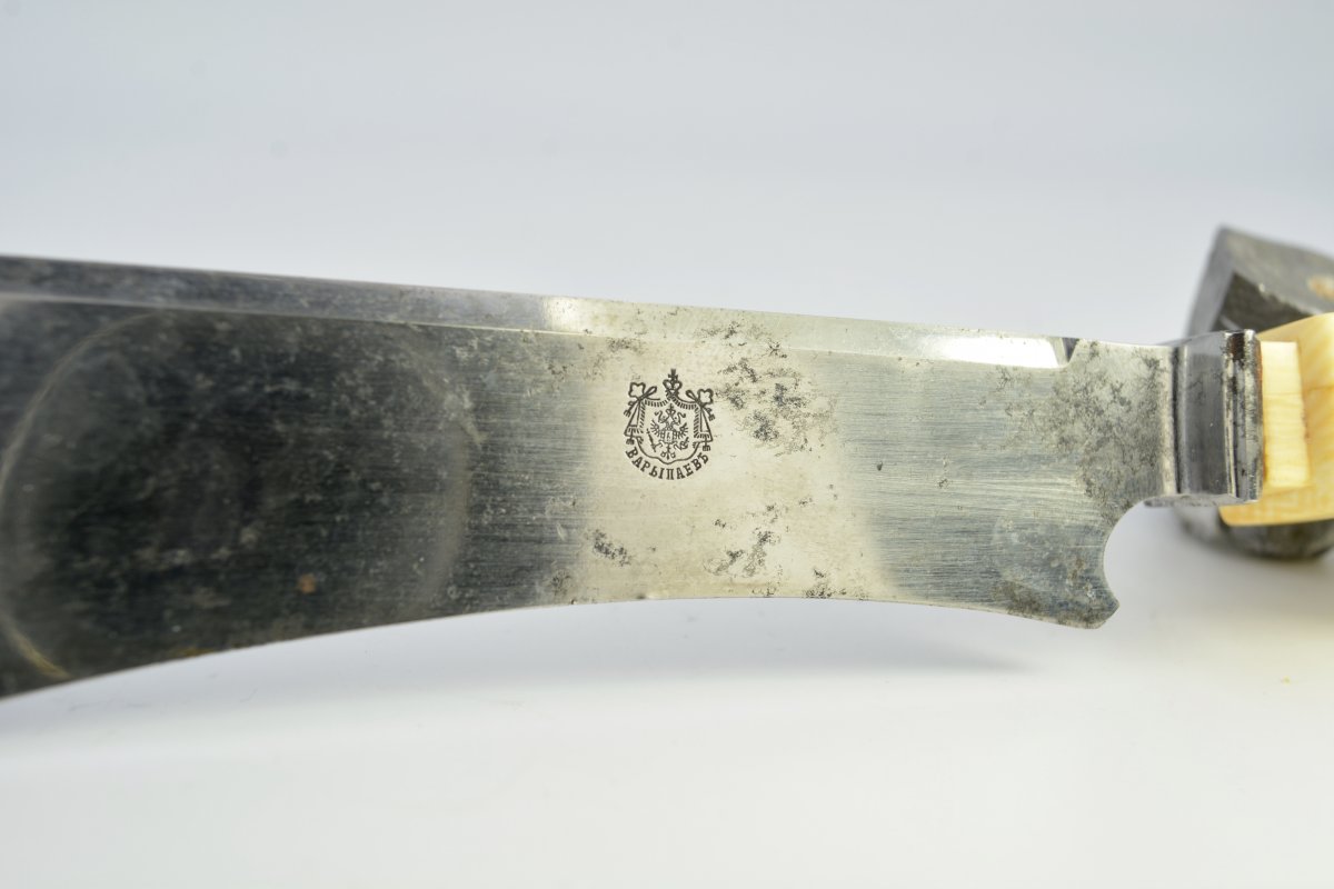 Russia XIX Century. Two Knives To Serve Fish, Steel And Ivory.-photo-4