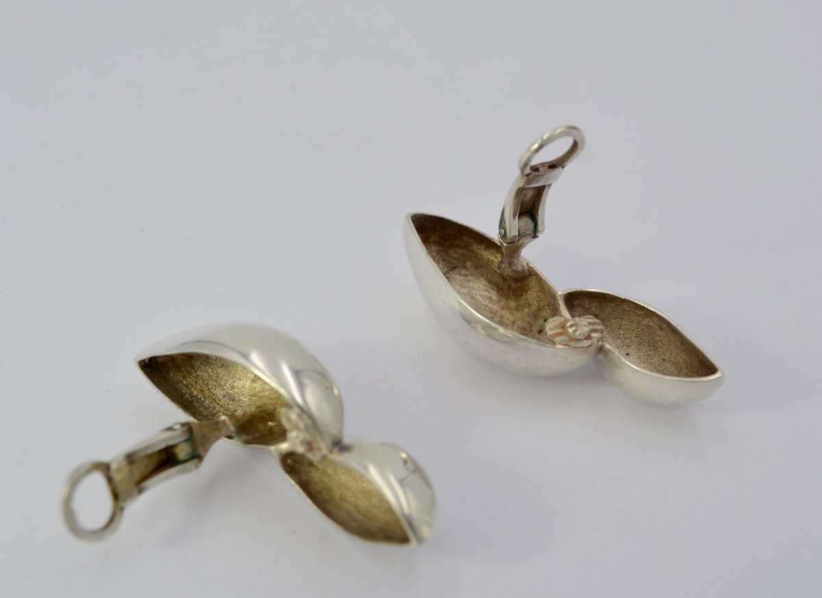 Pomellato. Boucles d'Oreilles En Argent . -photo-4