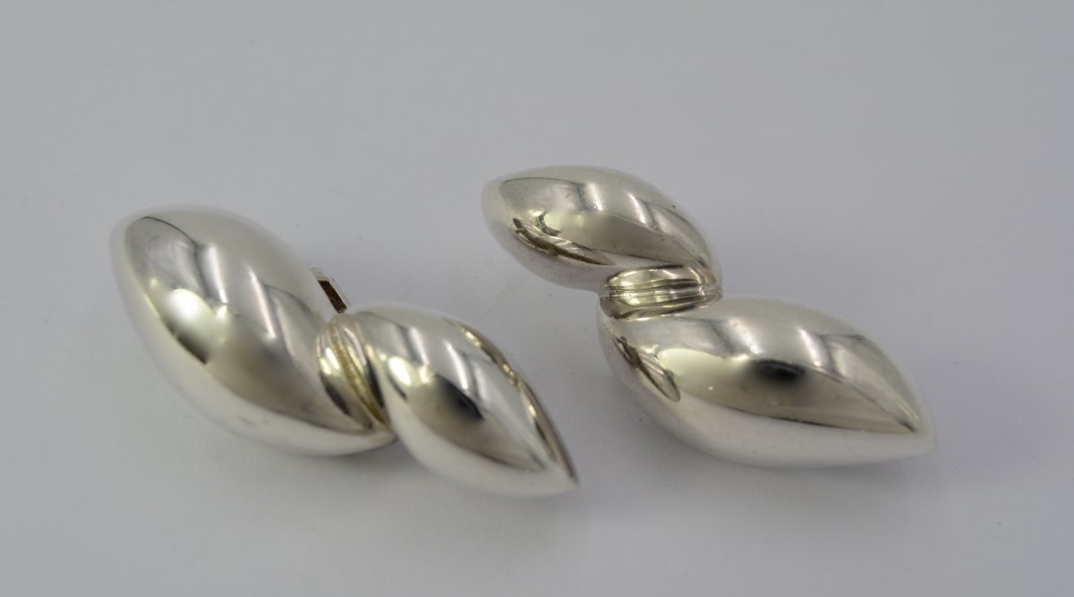 Pomellato. Boucles d'Oreilles En Argent . 