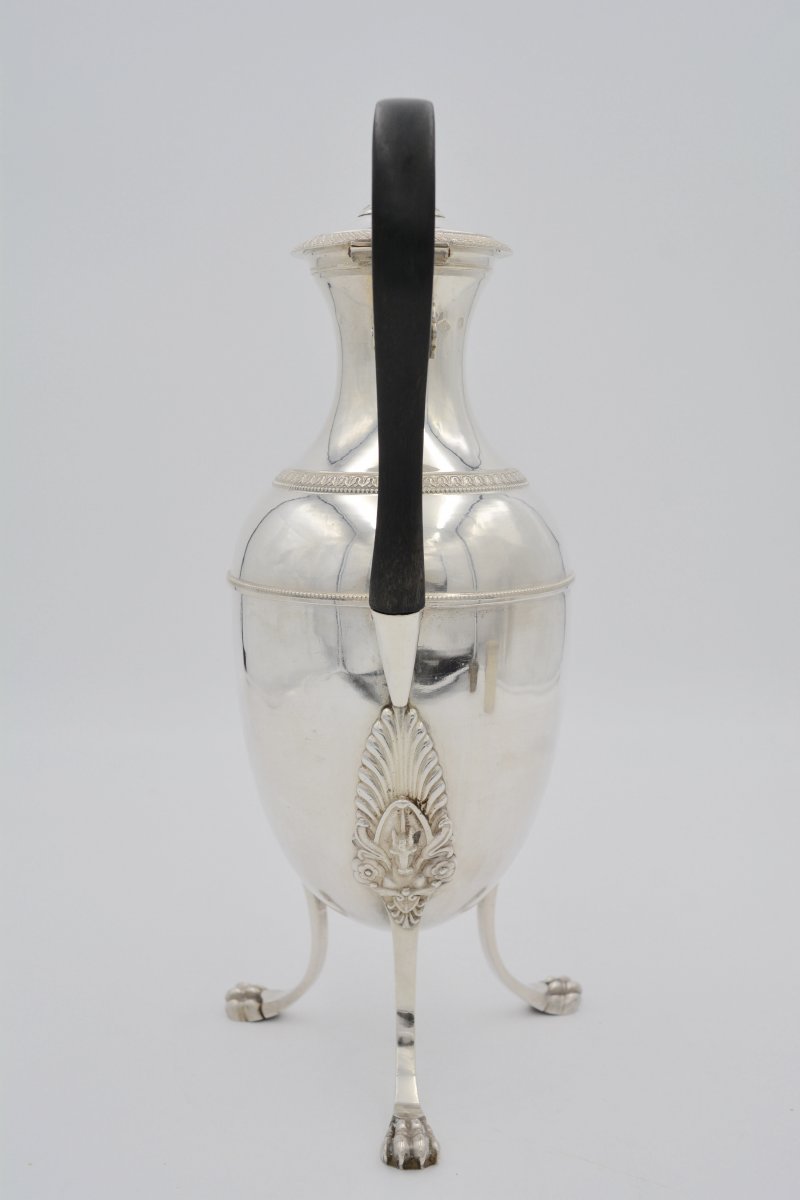 Tripod Silver Jug, Empire Circa 1819-1838-photo-3