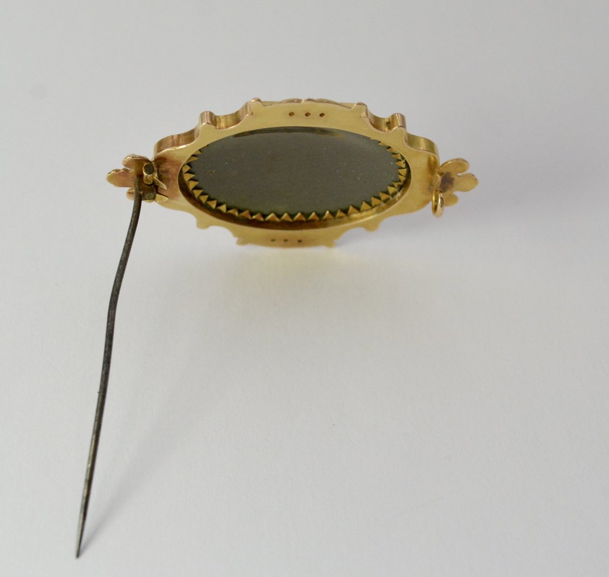 Broche En Or, Miniature,  France Vers 1809-1819-photo-2